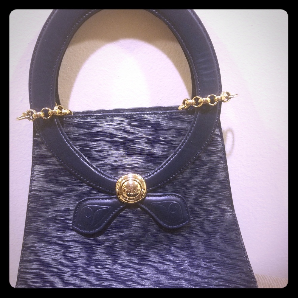 Chloe beautiful navy Purse